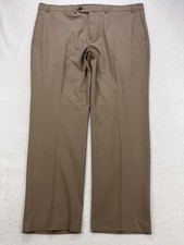 Michael Kors Newbury Pants Men 42x30 Beige Straight Stretch Golf Recycle NWT $95