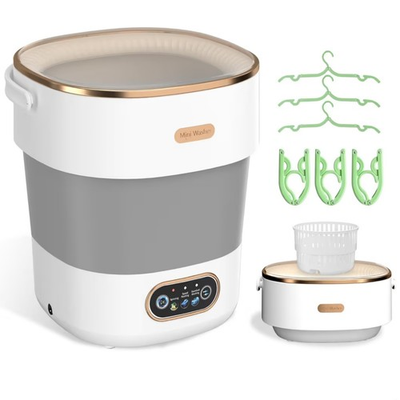#ad Portable Washing Machine Mini Washer and Spin Dryer With Folding Hanger 16L La $69.99