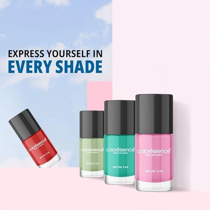 Coloressence Cute Coats langlebiger Nagellack | Spanresistent | schnelltrocknend | O - Bild 2 von 4