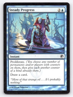 Steady Progress 45 Common Scars of Mirrodin Magic: The Gathering Near Mint