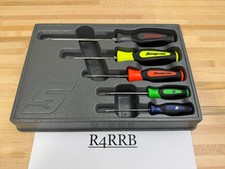 Snap-on Tools Usa Rare 5pc Color Mix Soft Grip Philips Screwdriver Set Sgdp50bmc