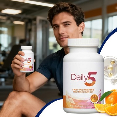Doctors Preferred Daily5 90 Vegan Capsules Daily Multivitamins Minerals Dietary