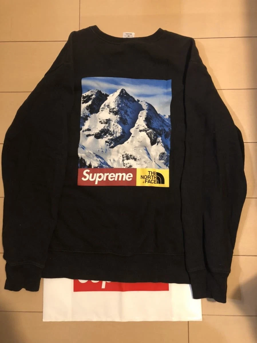 supreme 17ss north face crewneck Supreme The North Face Trainer Parker Crewnec