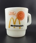 Vintage Anchor Hocking Fire King McDonald's  Coffee Mug Cup Milk Glass