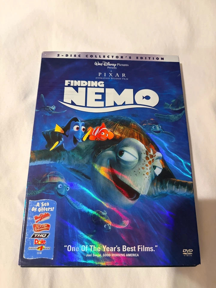 LOT of 3 Disney Pixar DVDs: Wall-E, Enchanted, Finding Nemo (2-Disc Edition) Fam - Image 2 of 4