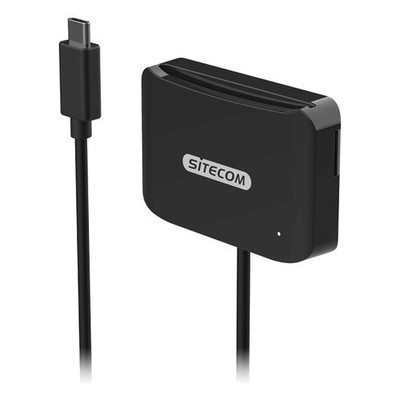 Sitecom MD 1002 USB C Smart Card Reader Black