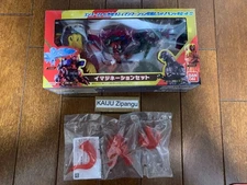 2025 Godziburst Imagination Set of 4 types with Burning Godzilla Imagination Red