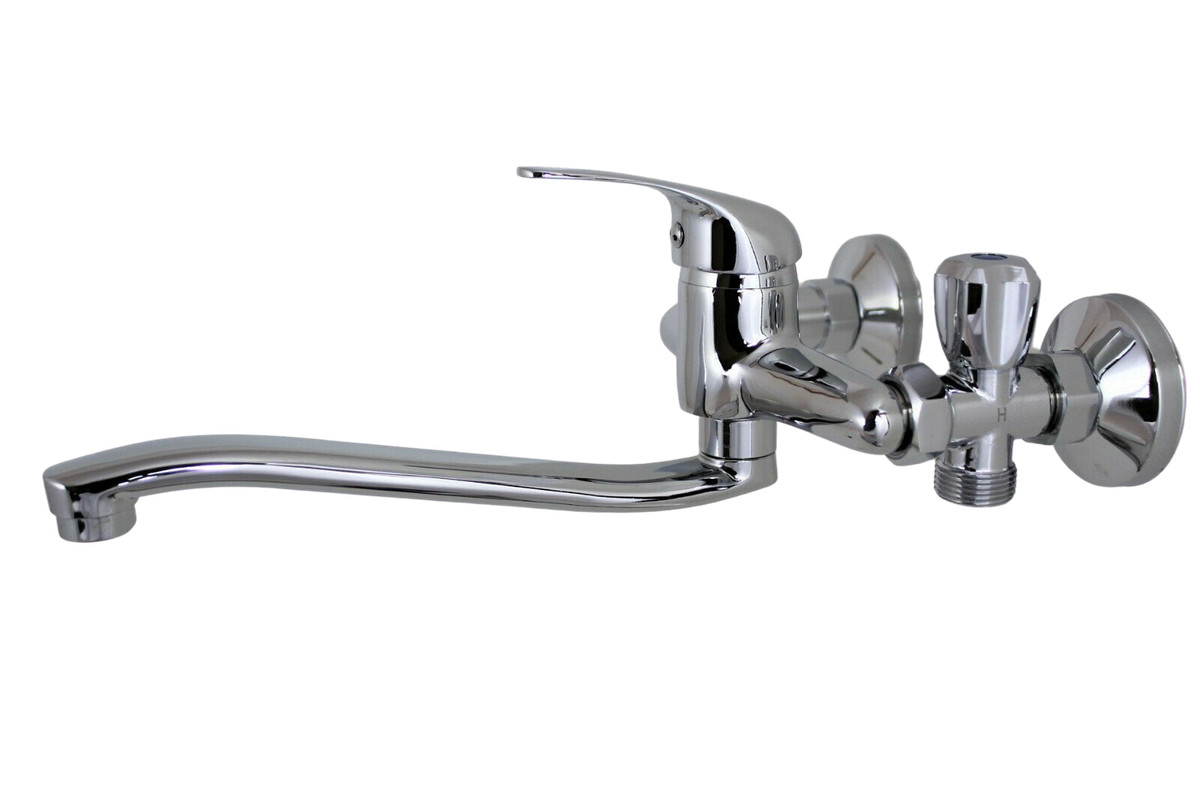 Waschmaschinen-Wasserhahn Aus Edelstahl – G1/2" Gewinde, Wandmontage, Für Waschküche & Haushalt