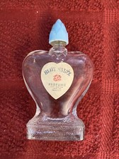 VTG Empty bottle of Blue Waltz Perfume w/label New York 5/8 Fl Oz. Made in USA