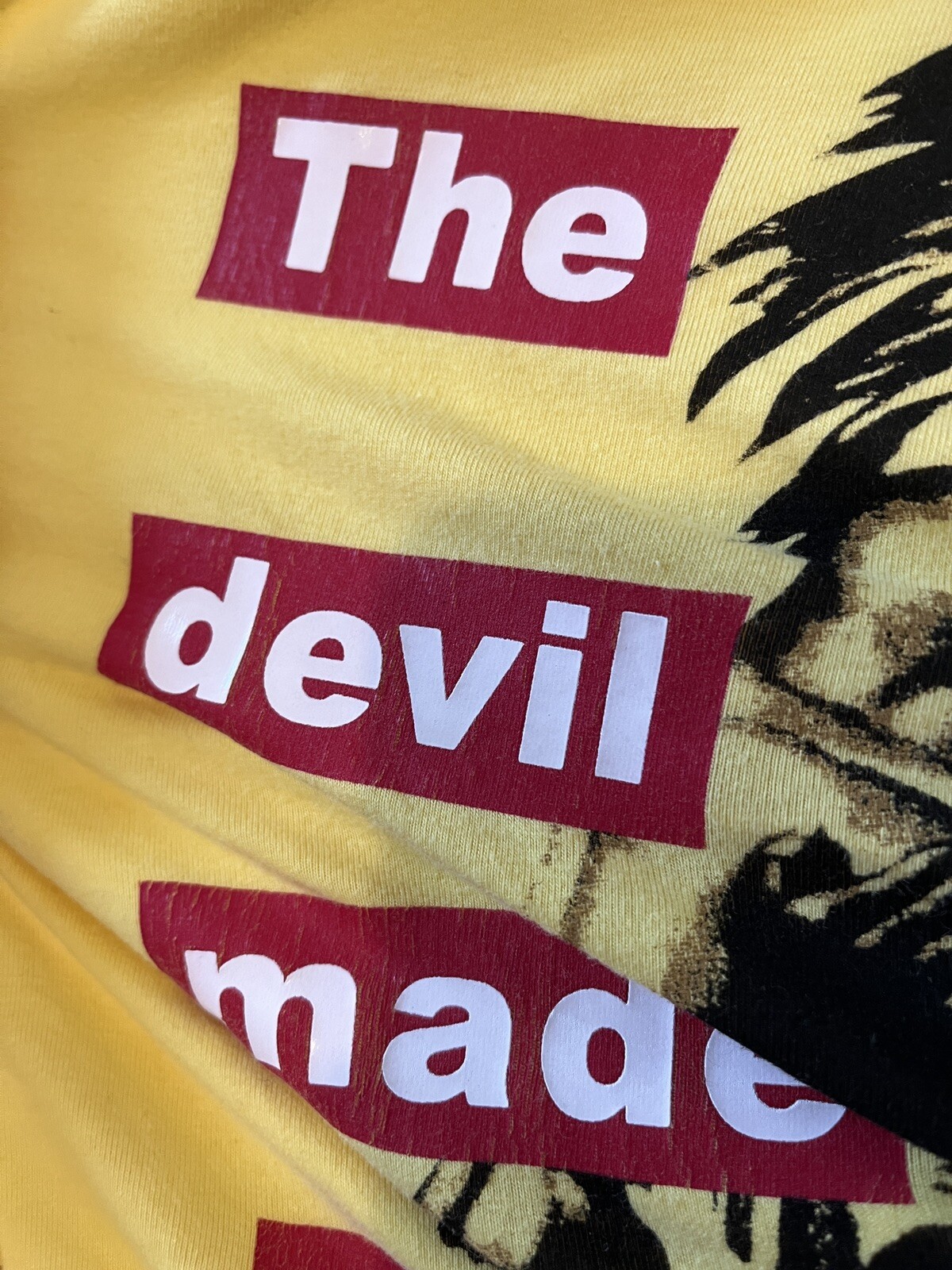 Versus Versace vintage yellow Pop Art graphic tee image 7