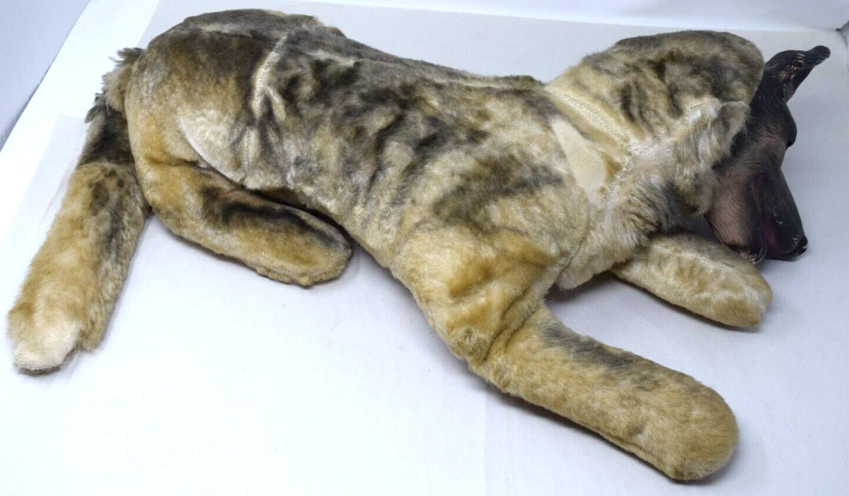 VTG Rin Tin Tin German Shepherd Rubber Faced Plush Dog My Toy | eBay