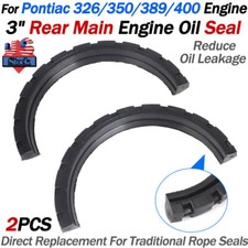 For Pontiac V8 326350389400mr-1 Engine Oil Seal 3 Rear Main Seal 2pc Rubber For Pontiac V8 326350389400mr-1 Engine Oil Seal 3 Rear Main Seal 2pc Rubber