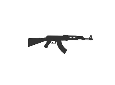 AK-47 Kalaschnikov Aufkleber Auto Motorrad Wand PC Glas Möbel ect
