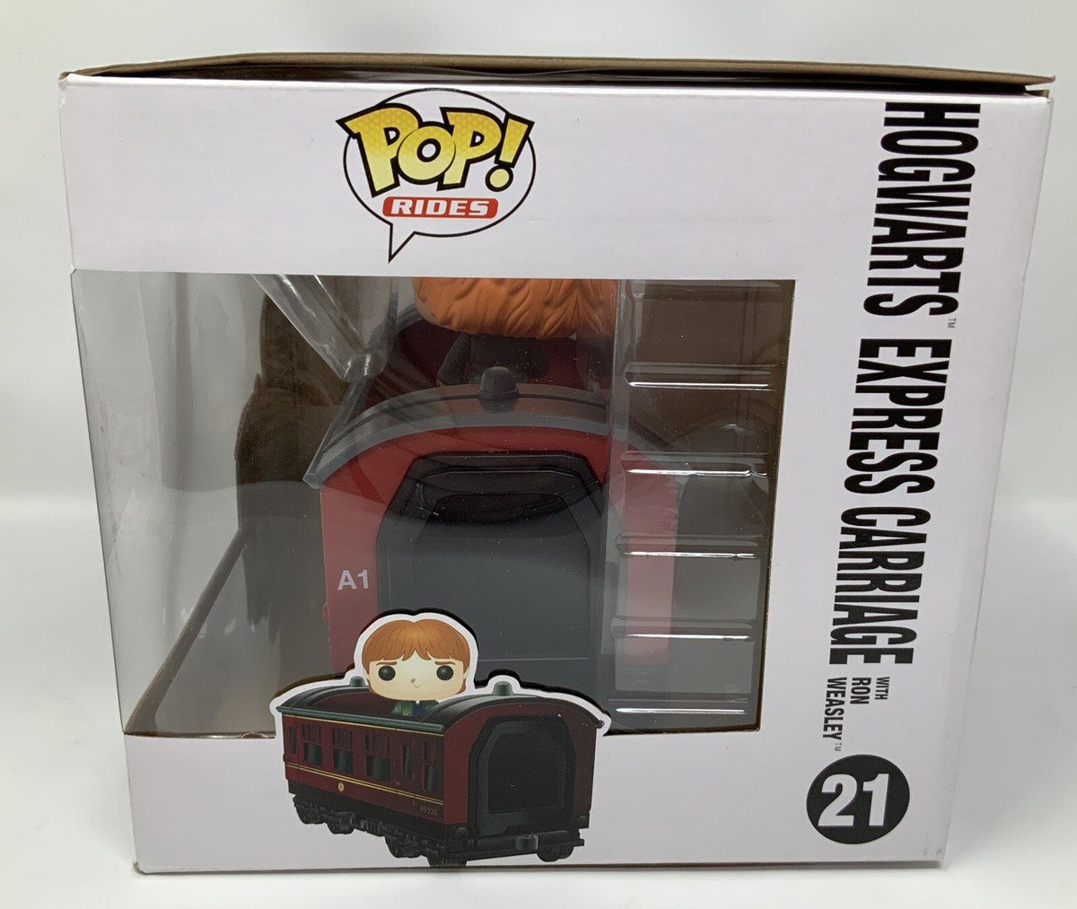 POP! Rides Harry Potter: Hogwarts Express Carriage com Ron Weasley - Funko