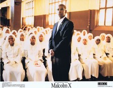 MALCOLM X Original US Lobby card 7 Denzel Washington Angela Bassett Spike Lee