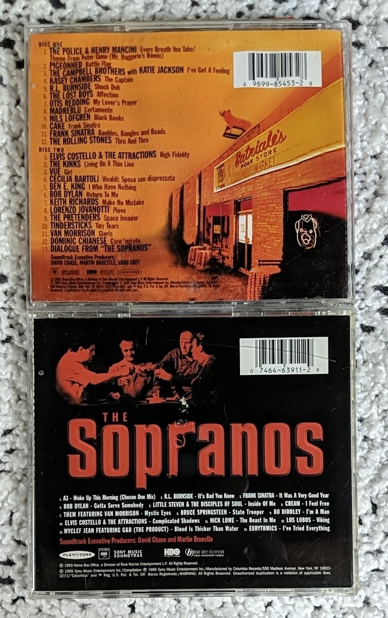 The Sopranos / Peppers & Eggs HBO Soundtrack CD Lot Sony Music 696998545366 eBay