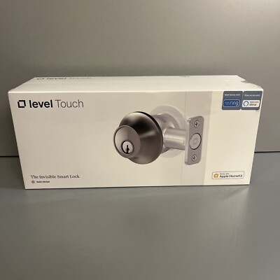 Level Lock- Touch Edition Smart Lock Satin Nickel Bluetooth Electronic Deadbolt*
