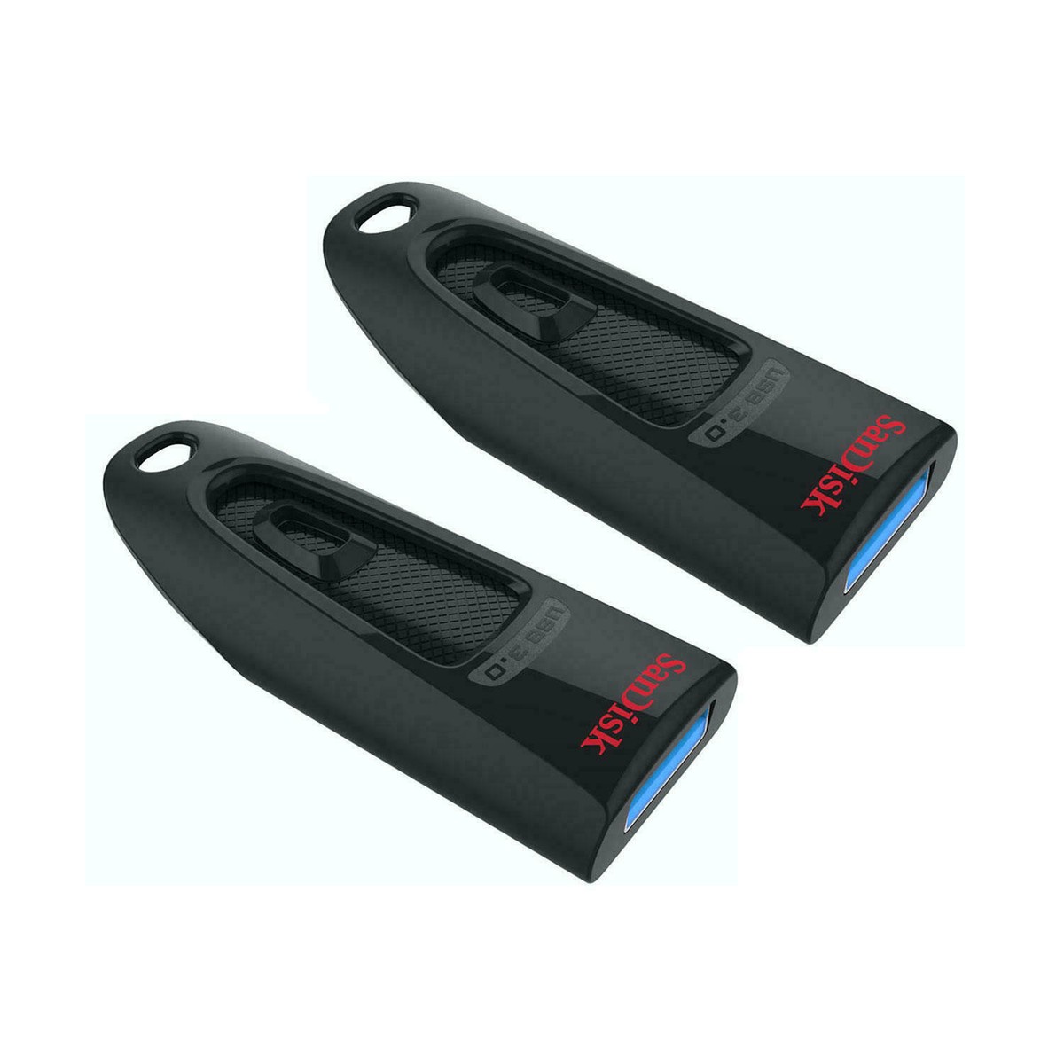 SANDISK 64 GB ULTRA USB 3.0 FLASH DRIVE 2 PACK *NEW 619659186487 