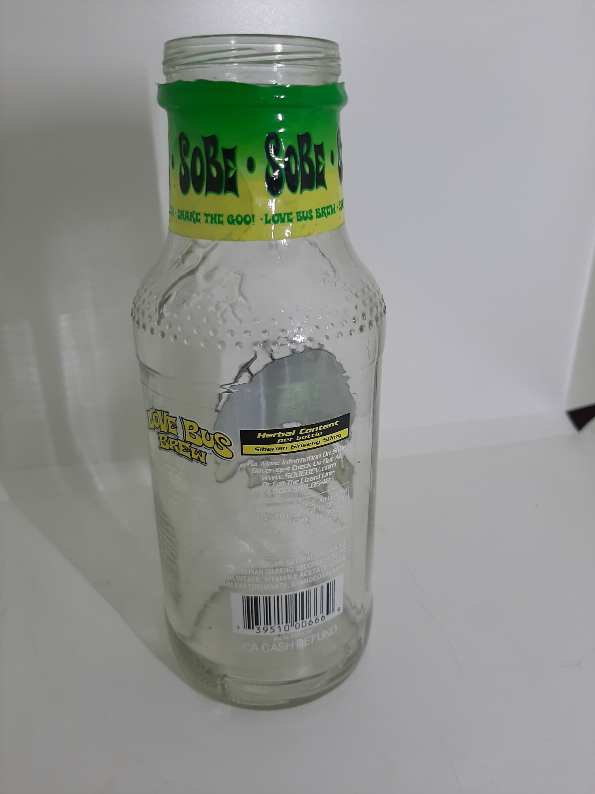 SoBe LOVE BUS BREW chocolate drink 16 ounce glass bottle eBay