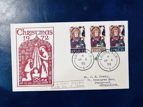 Ireland FDC 1972 CHRISTMAS ⭐