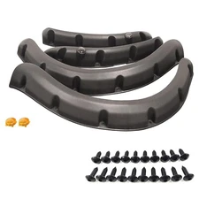 Club Car Tempo Fender Flares W/ Stainless Steel Hardware for 2017+ G&E Models 