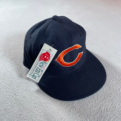 Vintage Chicago Bears Hat Mens 6 3/4 Blue New Era NFL Football Pro Model New