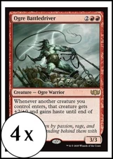 MTG - 4 x Ogre Battledriver - Tarkir: Dragonstorm - Playset 4x x4