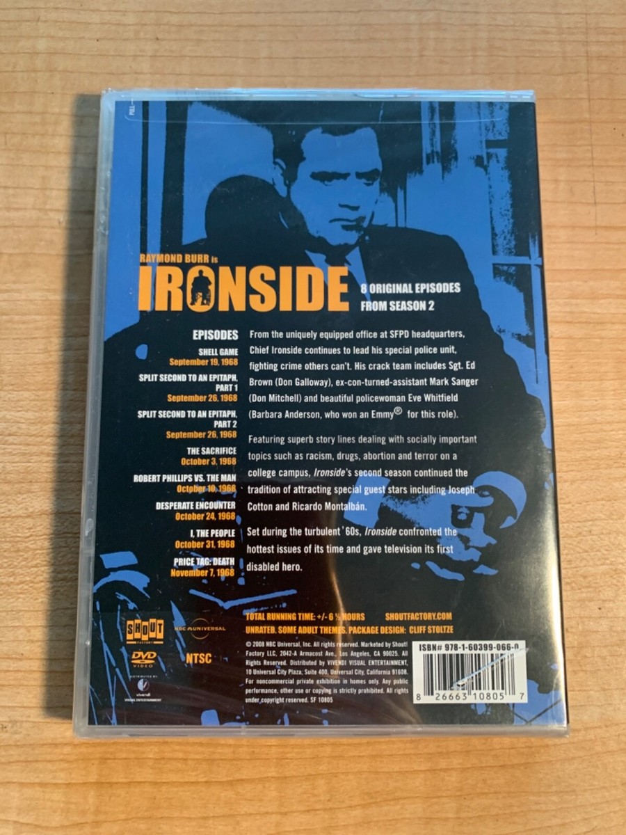 (未使用･未開封品)Ironside: Season 2 [DVD] [Import] Ironside: Season Two (Vol. 1) (DVD, 2008) for sale online | eBay