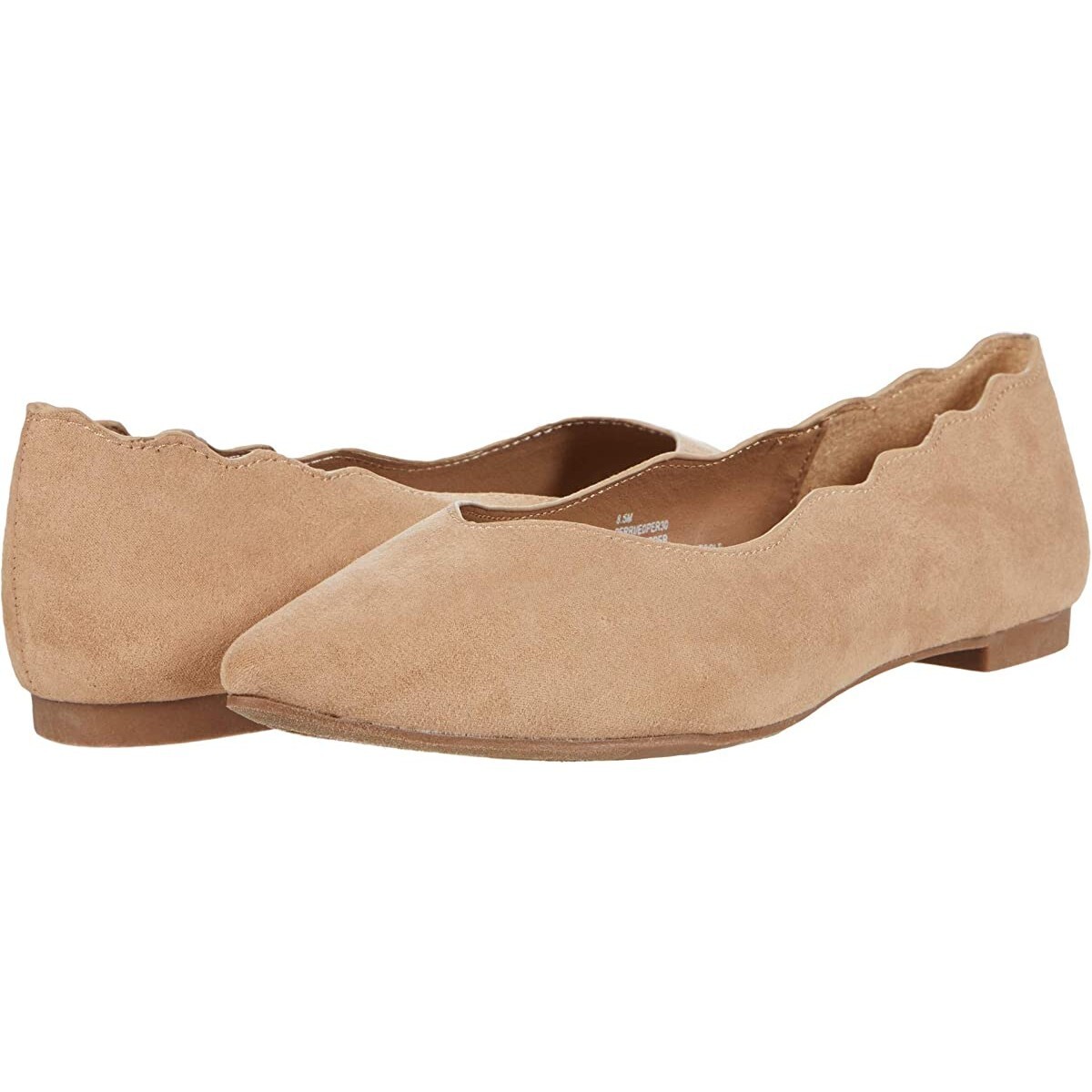 PANTOFOLA D’ORO Ballerine a punta Espirit donna taglia 6M oro caramello beige Perri NUOVE