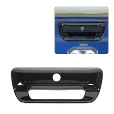 Car Rear Door Tailgate Handle Cover Trim Decor for Dodge Ram 1500 2018-20 Black