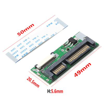 1,8 Zoll LIF zu 2,5 Zoll SATA (24Pin ZIF zu 22Pin SATA) Konverter Adapterkarte
