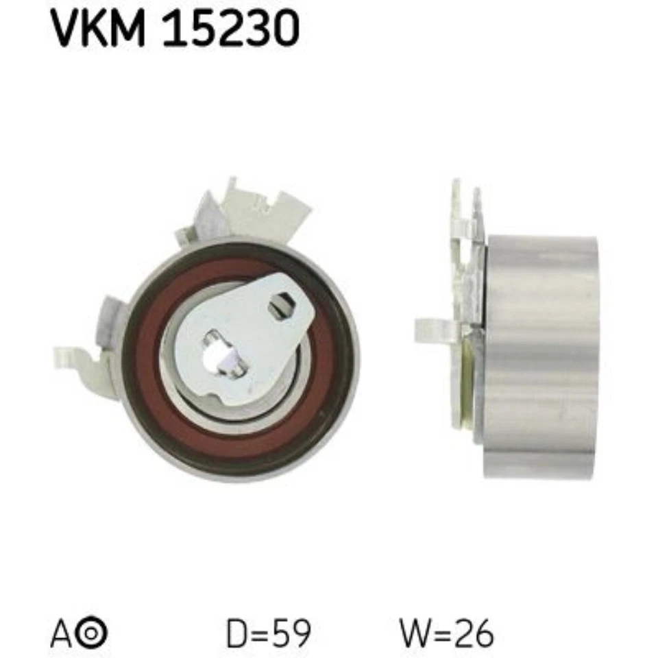 SKF Spannrolle Zahnriemen automatisch für Chevrolet Captiva C100 C140 Opel - Bild 1 von 1