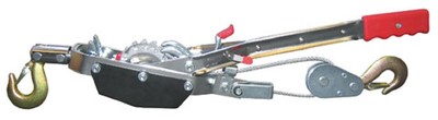 Kerbl 37116 Seilzug mit Ratsche Hand Power Puller mit 3 m-Seil, Ø 5 mm