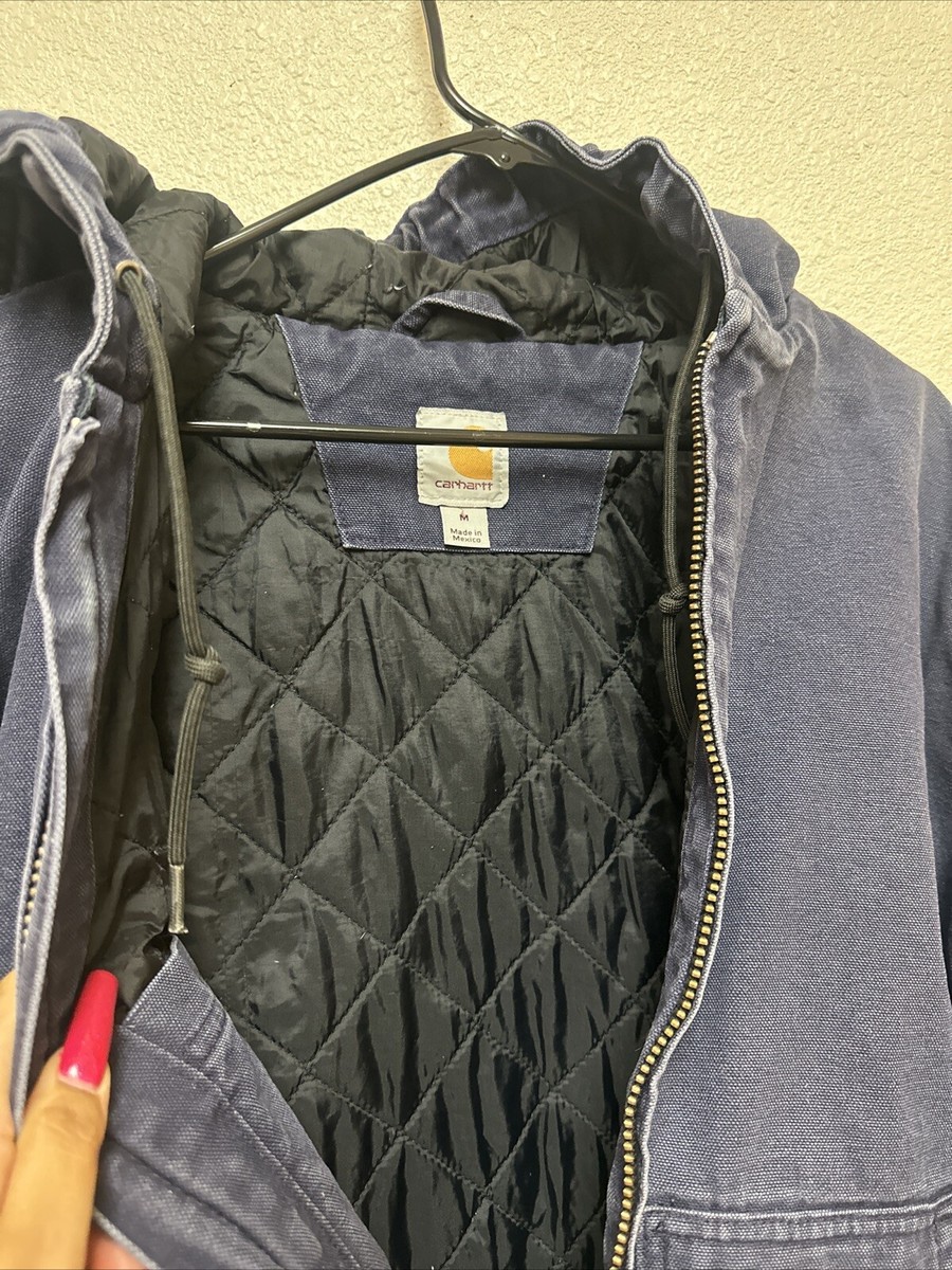 CarHartt Men's Canvas Blue active jacket 104050-126 from CarHartt Men's Canvas Blue active jacket 104050-126 from