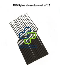 MIS Spine dissectors set of 16 pcs Orthopedic Instruments