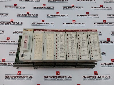 SAIA PCD4.M110 Prozessor Modul-Rack Mit Modulen