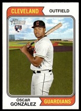 2022 Topps Pristine #382 Oscar Gonzalez - Cleveland Guardians