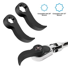 Pry Bar Wrench Adapter Head Crowbar Adapter 1/2" 3/8" Ratchet Car Repairing Tool