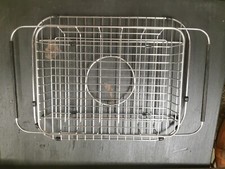 Farmhouse Sink Metal Wire Rack & Food Prep. B...