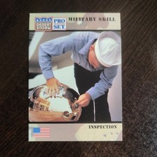 1991 Pro Set Desert Storm Card #163 INSPECTION