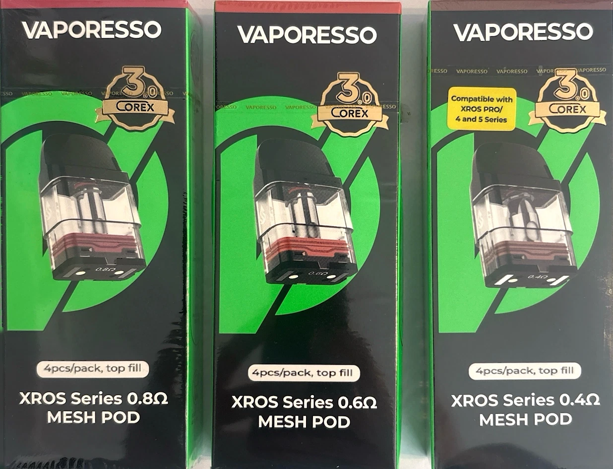 4-Pack) Vaporesso XROS Series Pods / 3.0 XL SIZE XROS 1,2,3,4,5 Mini,Nano, PRO | eBay UK 4-Pack) Vaporesso XROS Series Pods / 3.0 XL SIZE XROS 1,2,3,4,5 Mini,Nano, PRO | eBay UK
