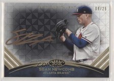 2018 Topps Tier One Talent Bronze Ink 9/25 Sean Newcomb #TTA-SN Auto 00bo