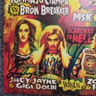 2021 WWE NXT HALLOWEEN HAVOC SIGNED MATCH CARD AUTOGRAPH /50 RARE Bron Rose Io — photo 3