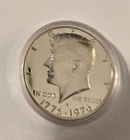 1976-S Proof Kennedy 40% Silver Half Dollar on OGP Capsule