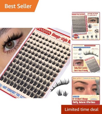 Seamless 144pcs Fairy Lash Clusters - Soft & Lightweight, DIY Eyelash Extensions