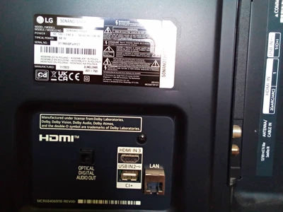 LG 50NANO766QA 50in 4K UHD LED TV HDMI USB Optical LAN, Black. - Image 1 of 4