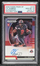 2020 Panini Prizm Draft Picks Rookies Silver JK Dobbins PSA 10 GEM MT Auto 0g6k