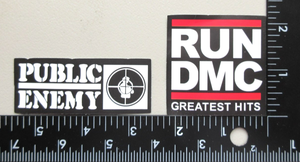 🔥PUBLIC ENEMY RUN DMC MUSIC HIP HOP GROUPS COLLECTIBLE STICKERS | eBay