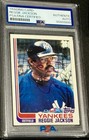 PSA/DNA Autographed Reggie Jackson 1982 Topps Card New York Yankees