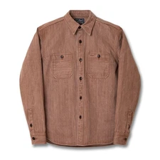 Studio D'Artisan D5732 13oz Persimmon Dyed Denim Shirt Size 38-44 Japan